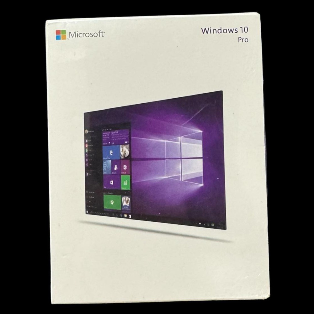 Microsoft Windows 10 Professional 64-Bit – USB Flash Drive + Key, Retail Box New Sealed